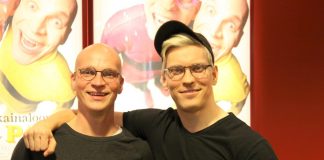 Tatu ja Patu -elokuvan tähdet Riku Nieminen ja Antti Holma vierailivat Turussa