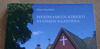 Nyt on juhlat! – Merimaskun kirkko täyttää 300 vuotta Visa Auvinen on kirjoittanut esimerkiksi Merimaskun kirkko vuosien saatossa -teoksen.