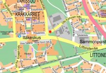 Otto Korhosen kadulla kadunrakennustöitä 10.5. alkaen