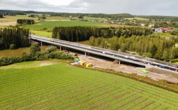 Paimion Pakurlan silta avataan liikenteelle maanantaina Pakurlan uusi silta. Kuva: Paimion kaupunki.