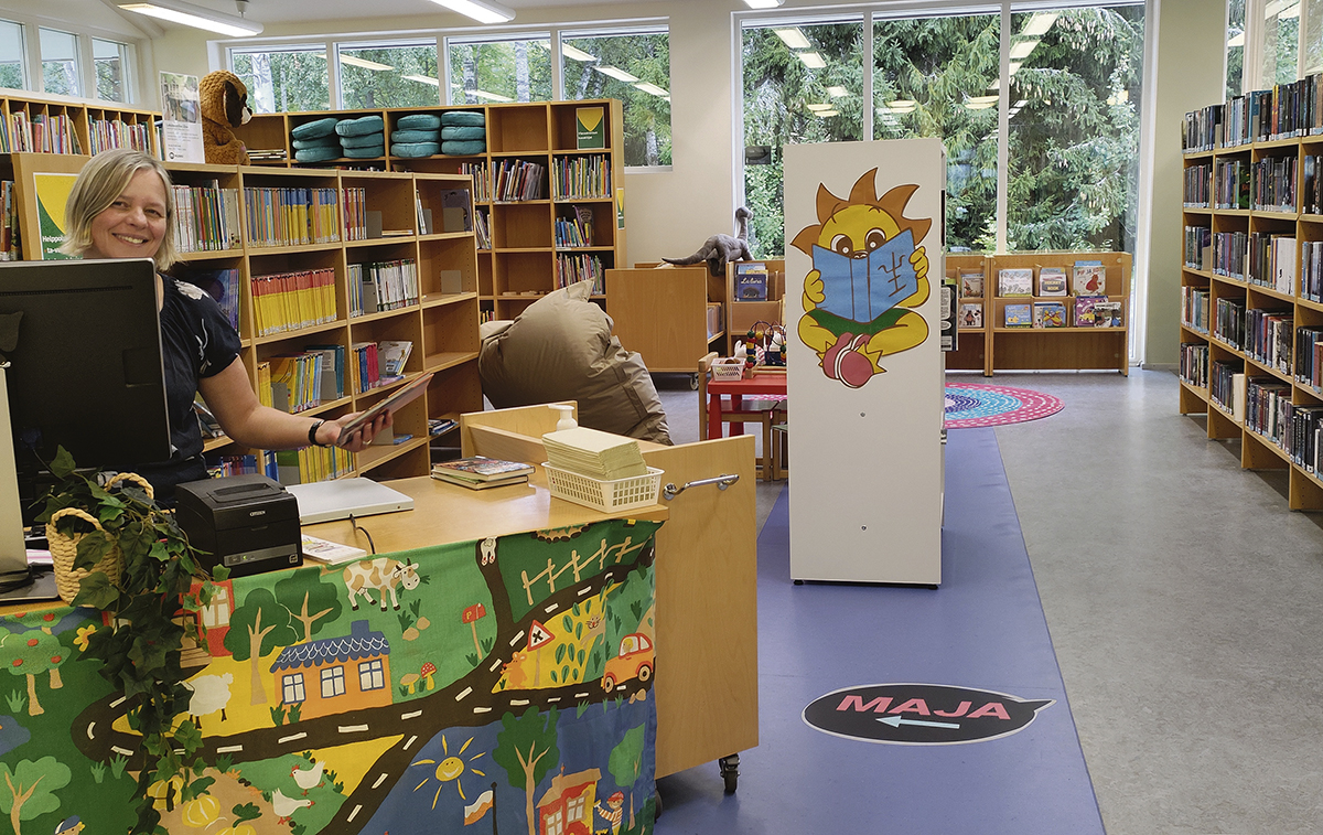 Maskun pääkirjastolla on uudistuksen jälkeen entistä suurempi lasten ja nuorten osasto, jossa on omaa tilaa lukemisen lisäksi leikille, pelaamiselle ja oleskelulle.