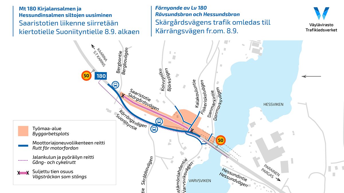 Saaristotiell Liikennett Siirret n Kiertoteille Turun Seutusanomat Saaristotiell Liikennett Siirret n Kiertoteille Turun Seutusanomat