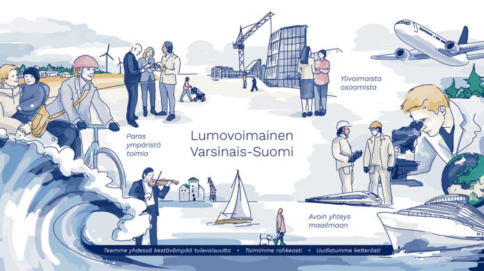 Tulevaisuustyö alkoi tammikuussa, jolloin Turun kauppakamarin jäsenistöltä kysyttiin, minkälaisena Varsinais-Suomen elinkeinoelämän edustajat näkevät seudun tulevaisuuden.