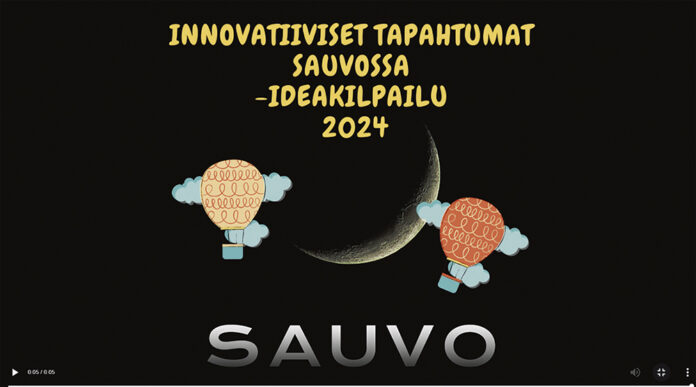 Innovatiiviset tapahtumat Sauvossa 2024 -ideakilpailu