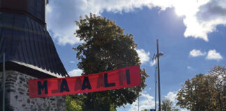 Juhlavuoden Paimio-juoksussa tarjolla uusi Jokipuiston ja Vähäjokipolun reitti Paimio-juoksun maalialue. Kuva: Paimion kaupunki.