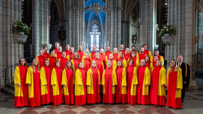 Uppsalan tuomiokirkon kamarikuoro Collegium Cantorum. Kuva: Gabriel Gumucio.