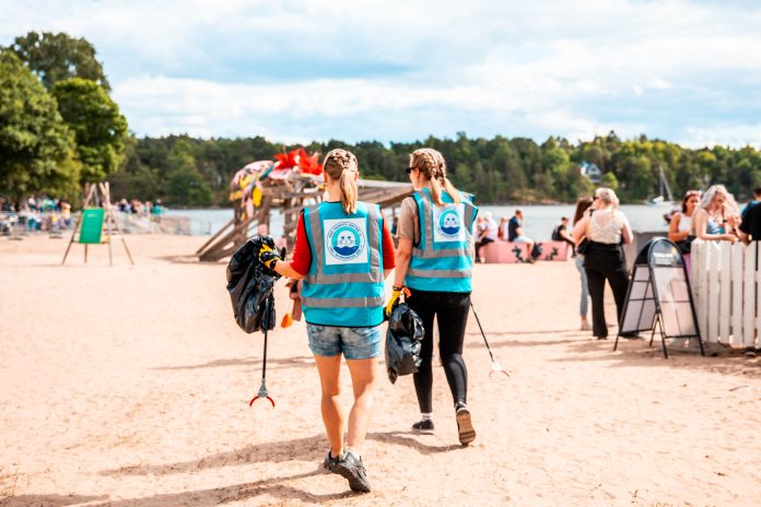 Pidä Saaristo Siistinä ry Ruisrockissa 2023. Kuva: Riikka Vaahtera.