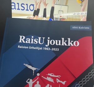 RaisU joukko – Raision Urheilijat 1963–2023 -historiikki julkaistiin seuran 60-vuotisjuhlissa.