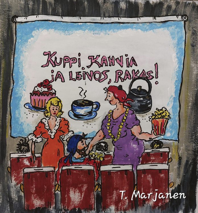”Kettulan kylässä” on taiteilija Tuulia Marjasen luoma kuvapakinasarja, jossa seikkailevat fiktiivisessä Kettulan kylässä asuvat Sanelma, Elmeri ja Rannan Maija.