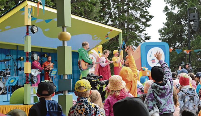 Leikitaan Pikku Kakkosta -konsertti web kuva Elli Pekkola Yle Leikitään Pikku Kakkosta -konsertti. Kuva: Elli Pekkola / Yle.