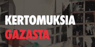 Paikalliset teatterit tukevat kampanjaa lukemalla gazalaisten lasten kertomuksia Yhdenkään lapsen ei tule kokea sitä, mitä lapset Gazassa kokevat.