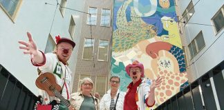 Inner Wheel tukee lapsia, nuoria ja vanhuksia Kaarinan Inner Wheelin tuen kohde keväällä 2025 oli TYKS:n sairaalaklovnit. Kuva: Inner Wheel Kaarina.