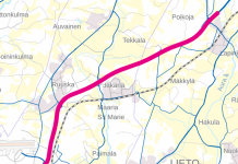 Moottoritien kaiteita kunnostetaan Turussa ja Liedossa