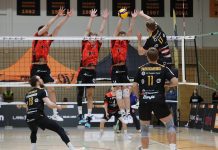 Loimun pistetili ei auennut kauden kolmannessa – Savo Volley vei pisteet Raisiosta Loimu – Savo Volley -ottelu. Kuva: Hannu Tuominen.