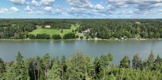 Kurkela–Kuusisto-hanke käynnissä Kreate rakentaa tai parantaa Mt 180 Kurkela–Kuusisto -hankkeessa yhteensä yhdeksän siltaa, joista pisin on näihin maisemiin Kuusistonsalmen yli rakennettava noin 400-metrinen Auvaisbergin silta. Kuva: Kreate Oy.