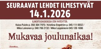 Hyvää joulua ja onnellista uutta vuotta!