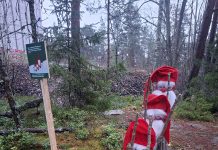 Kaanaan Tonttupolku kutsuu hauskalle tarinareitille Kaanaan tonttupolku. Kuva: Kaanaan Omakotiyhdistys.