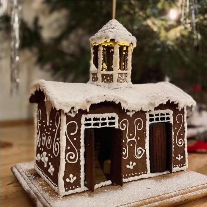 Pepparkakshustävlingen 2025 web bild Lena Långbacka Pepparkakshustävlingen / Piparkakkutalokilpailu 2025 Paraisilla. Kuva: Lena Långbacka.