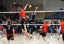 Raision Loimulle kauden avausvoitto paikallisvastustaja TUTO Volleyta vastaan Raision Loimu veti pidemmän korren TUTO Volleyta vastaan 10.12. pelaamassaan paikallisottelussa. Kuva: Hannu Tuominen.
