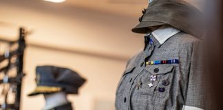 Maanpuolustushistoria esittäytyy yhteistyönäyttelyssä Maanpuolustushistoriaan keskittyvä näyttely on esillä Raisiossa. Kuva: Sa-Int Maanpuolustusmuseo.