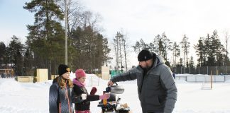 Ruskolla järjestetään ohjattuja perheliikuntahetkiä Rusko Vahto ulkoliikunta