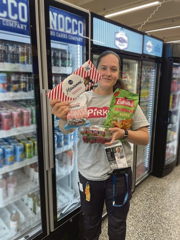 K-kauppias Oona Salo lupaa, että trendituotteet ja uutuudet tulevat näkymään kaupoissa. Kuva: K-ryhmä.