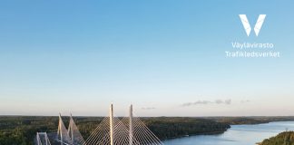 Työt Kirjalansalmen sillan ympäristössä jatkuvat Kirjalansalmen vanha ja uusi silta vierekkäin. Kuva: Väylavirasto.