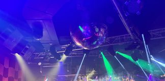 Marilyn viettää syntymäpäiviään Night Club Marilyn ja Vegas ovat yhdessä Lygas. Kuva: Turun Seutusanomien arkisto.
