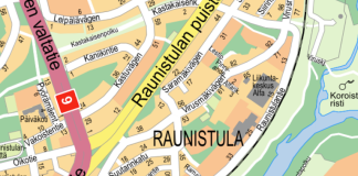 Ajonestopollarit asennettiin uudelle bussikadulle Raunistulassa