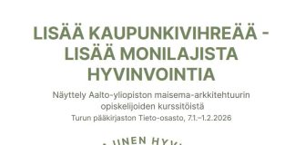 Pääkirjastossa on esillä opiskelijoiden visioita vihreämmästä Turusta