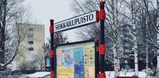 Seudun talviloma on täynnä hauskaa tekemistä Turun Seikkailupuisto talvella. Kuva: Katariina Mäkinen-Önsoy.