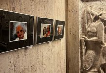 Esko Aarre-Ahtion näyttely esillä Turun Kaupunginteatterissa Kaikkien rakkaitteni puolesta. Kuva: Esko Aarre-Ahtio.