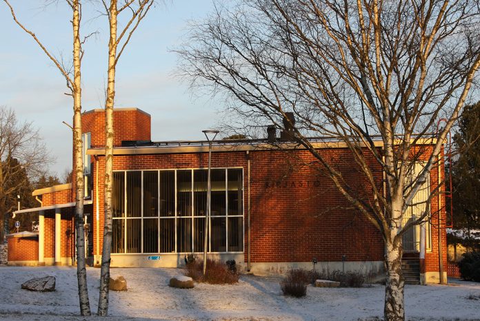 Nousiaisten kirjasto. Kuva: Turun Seutusanomien arkisto.