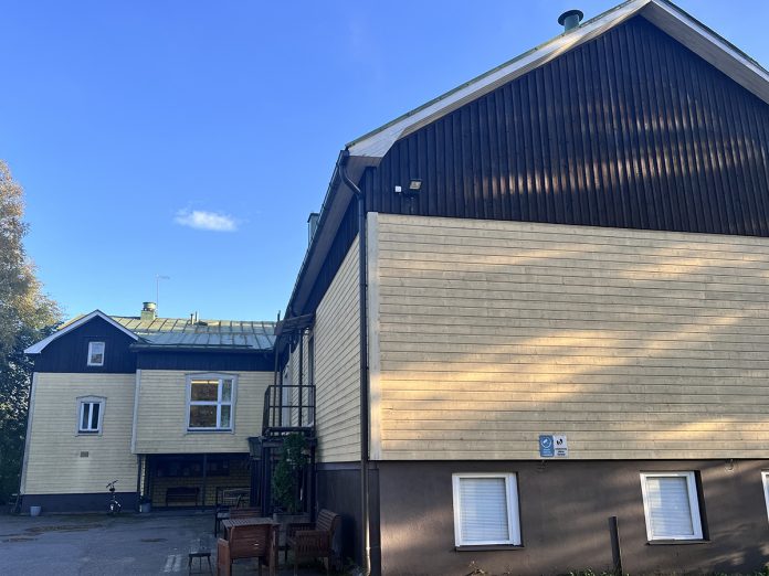 Urheilutalo Rientola. Kuva: Turun Seutusanomien arkisto.