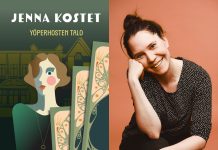 Turun kulttuurielämän kohtaamispaikka romaanin keskiössä Jenna Kostetin uutuusromaanin nimi on Yöperhosten talo (Kustannusosakeyhtiö Aula & Co). Kuva: Sara Lehtomaa.