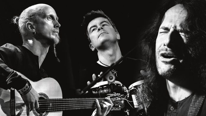 Flamencon illassa 17.4 tunnelmoivat Joonas Widenius, David Sorroche ja Ricardo Padilla.