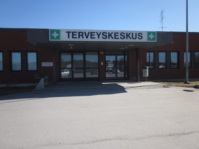 Raision terveyskeskus. Kuva: Turun Seutusanomien arkisto.
