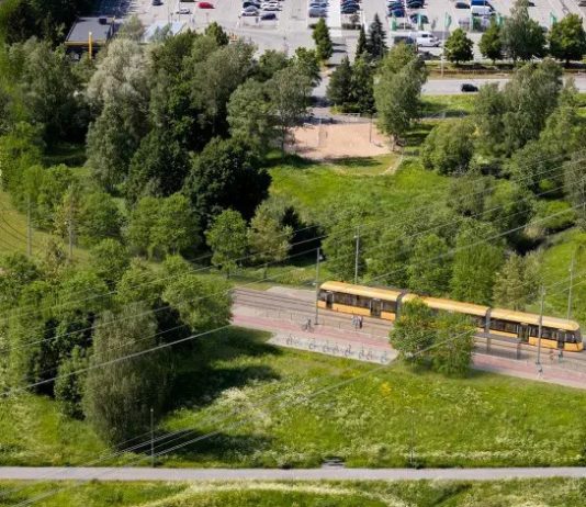 Turun kaupunginhallitus esittää toukokuussa kokoontuvalle valtuustolle raitiotien rakentamista Turun Jaaninoja. Kuva: Turun Raitiotieallianssi.