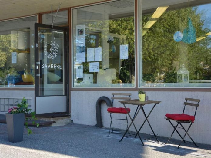 Yhteisotila Saareke Mynämäessä. Kuva: Koneen Säätiön Saaren kartanon taiteilijaresidenssi.