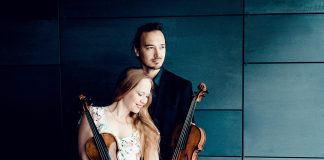 Liedossa perinteinen kamarimusiikkifestivaali Jousiduo-Kleio – Linnea Hurttia ja Ivan Podyachev. Kuva: © Andrej Grilc.