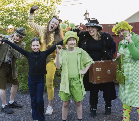 Teatteri | Kirpun matka maailman ääriin Vanhan Raatihuoneen pihalla Naantalin Teatteri esittää Vanhan Raatihuoneen pihalla Kirpun matka maailman ääriin -musiikkinäytelmää. Kuva: Topi Kanerva.