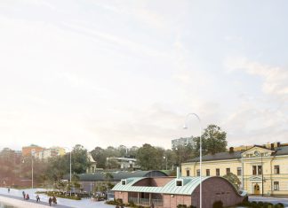 Turun Vaakahuoneen viereen kaavaillaan saunarakennusta