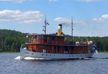 Meri tulee kaupunkiin -tapahtuma Forum Marinumissa S/s Lokki avaa Meri tulee kaupunkiin -tapahtumassa ovensa maksutta yleisölle. Kuva: Forum Marinum.
