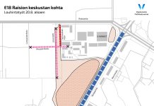 Tiehankkeen louhintatyöt alkavat Raision keskustassa