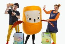 Turkulaisten Aittokoskien Pikkuli-elokuva saapuu ensi-iltaan Antti Aittokoski, Pikkuli, Metsämarja Aittokoski. Kuva: Pasi Leino.