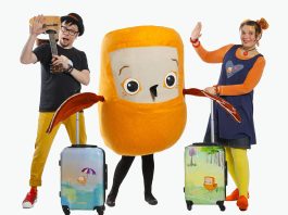 Turkulaisten Aittokoskien Pikkuli-elokuva saapuu ensi-iltaan Antti Aittokoski, Pikkuli, Metsämarja Aittokoski. Kuva: Pasi Leino.