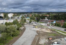 Raision keskustan liikennejärjestelyihin muutoksia E18 Raision keskustan kohta -hanke. Kuva: Väylävirasto.