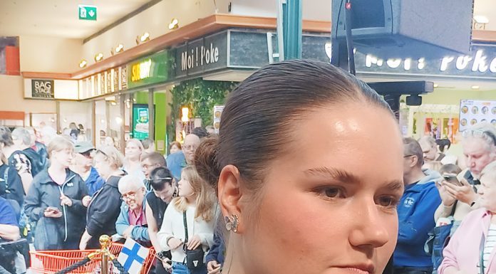 EM-kultamitalisti Silja Kososta juhlittiin kotikaupungissa Silja Kososen kultajuhlat Kauppakeskus Myllyssä 9. syyskuuta. Kuva: Ragip Önsoy / Turun Seutusanomat.