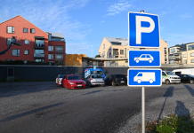 Yksi parkkialue poistettiin käytöstä Naantalin keskustassa